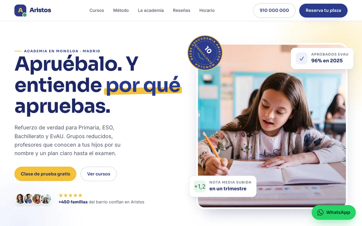 Web de muestra para Academia