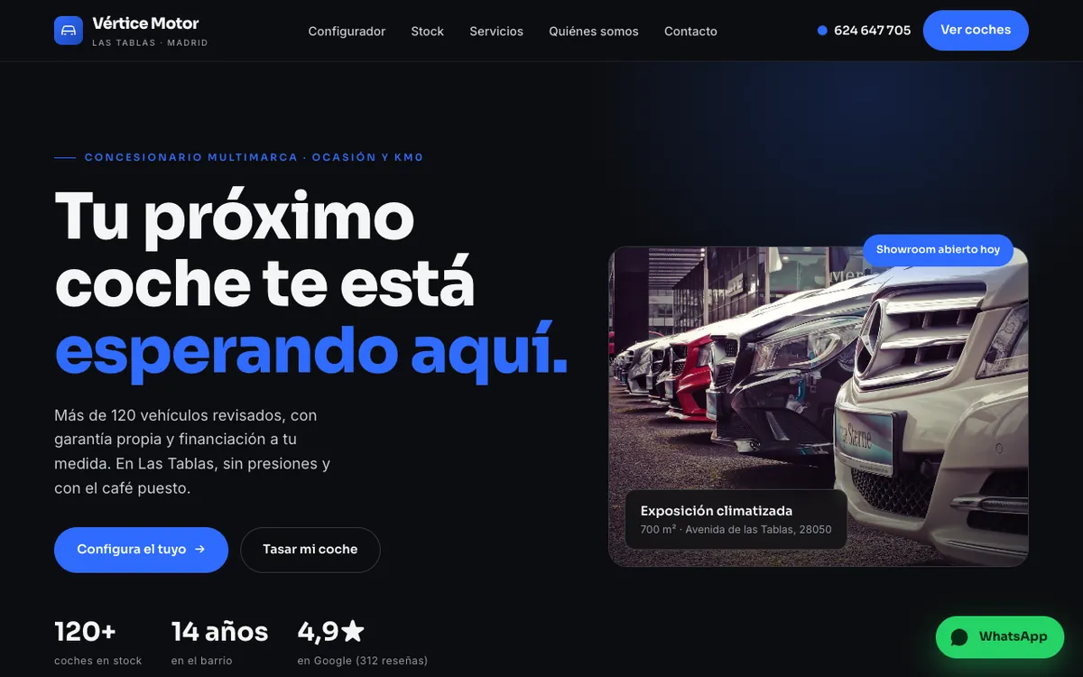 Web de muestra para Concesionario