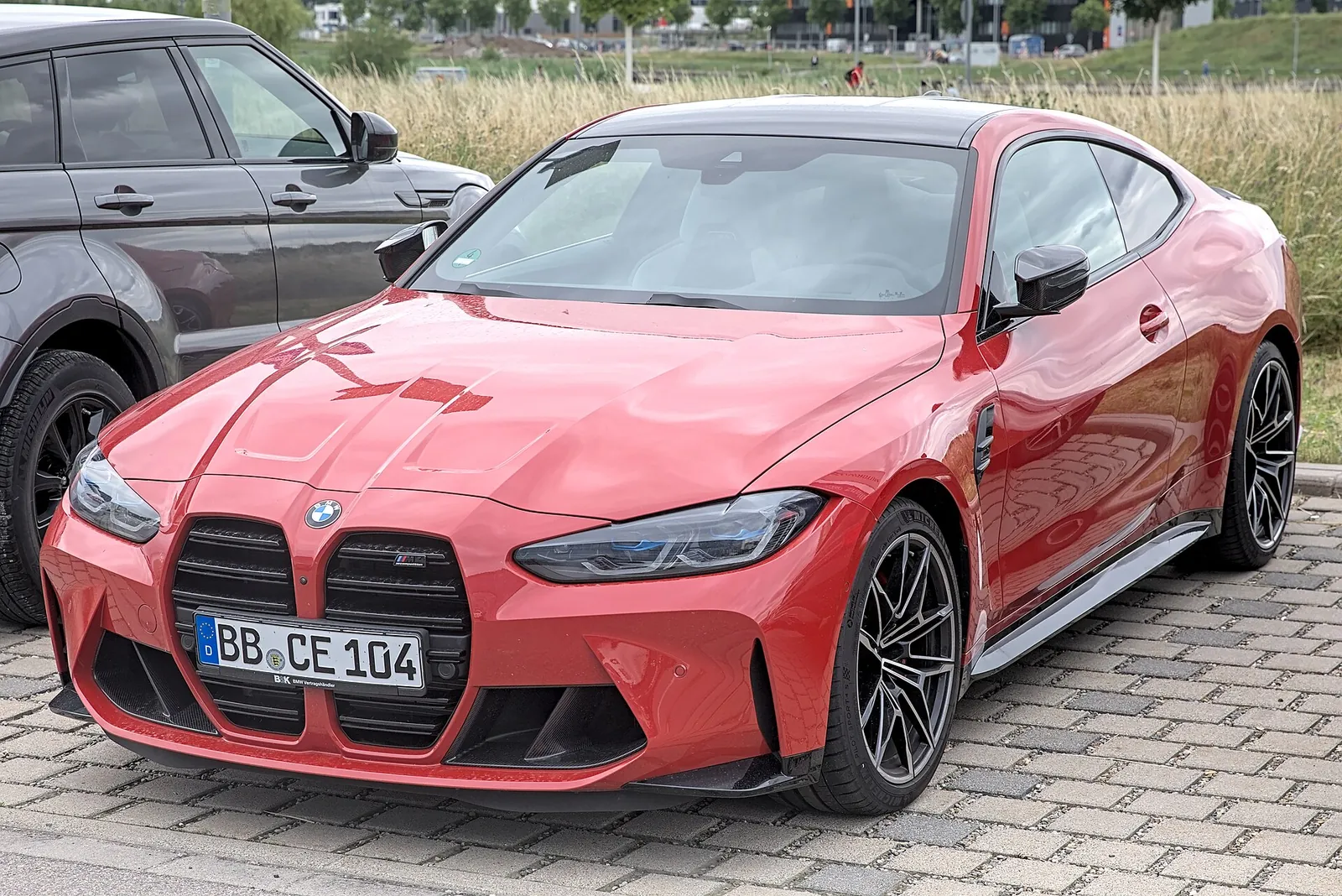 BMW M4 antes del vinilado, en gris de serie